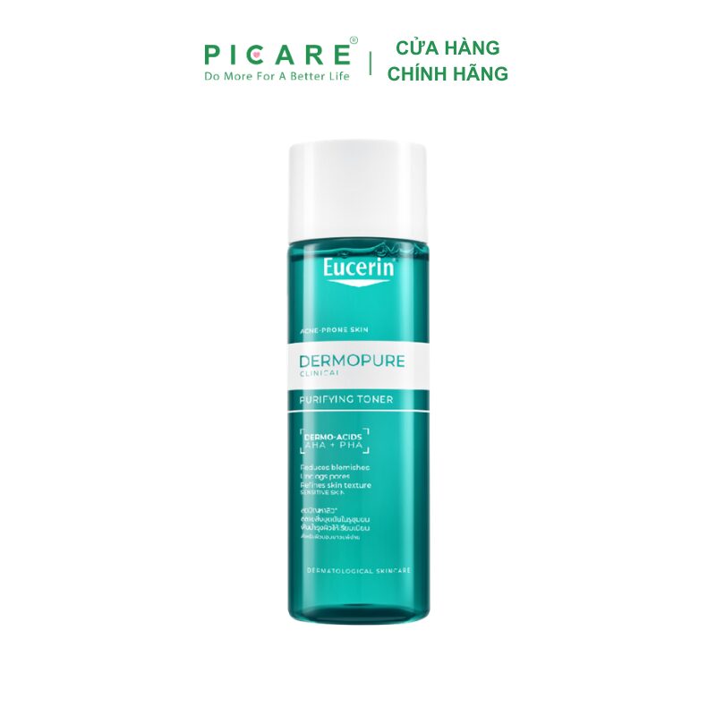 Nước Hoa Hồng Cân Bằng Cho Da Mụn Eucerin Dermapure Clinical Toner 200ml