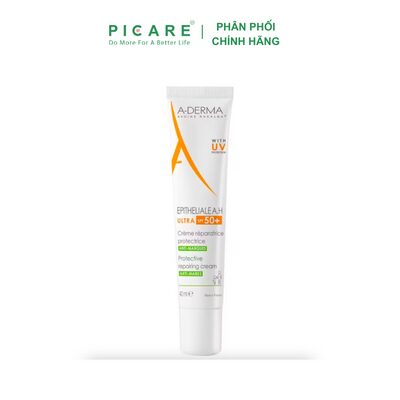 Alternative view of Kem hỗ trợ liền sẹo phục hồi và tái tạo da bị tổn thương có chống nắng A-Derma Epitheliale A.H Ultra SPF50+ Cr 40ml