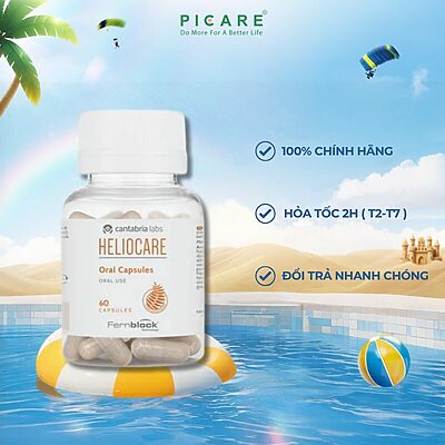Viên Uống Chống Nắng Heliocare Oral 60 Viên