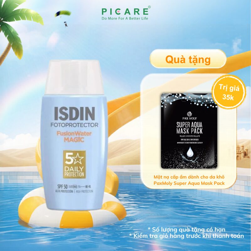 Sữa chống nắng kiểm soát dầu nhờn ISDIN Oil Control Fotoprotector Fusion Water Magic SPF50 50ml