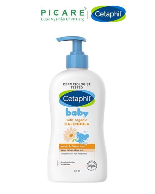 Sữa Tắm Gội Trẻ Em Cetaphil Baby Gentle Wash & Shampoo (230ml) |  myphamvina.com