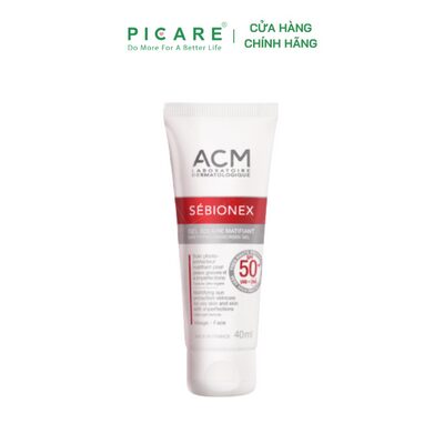 Kem Chống Nắng Dành Cho Da Dầu ACM Sebionex Mattifying Sunscreen Gel SPF50+ 40ml