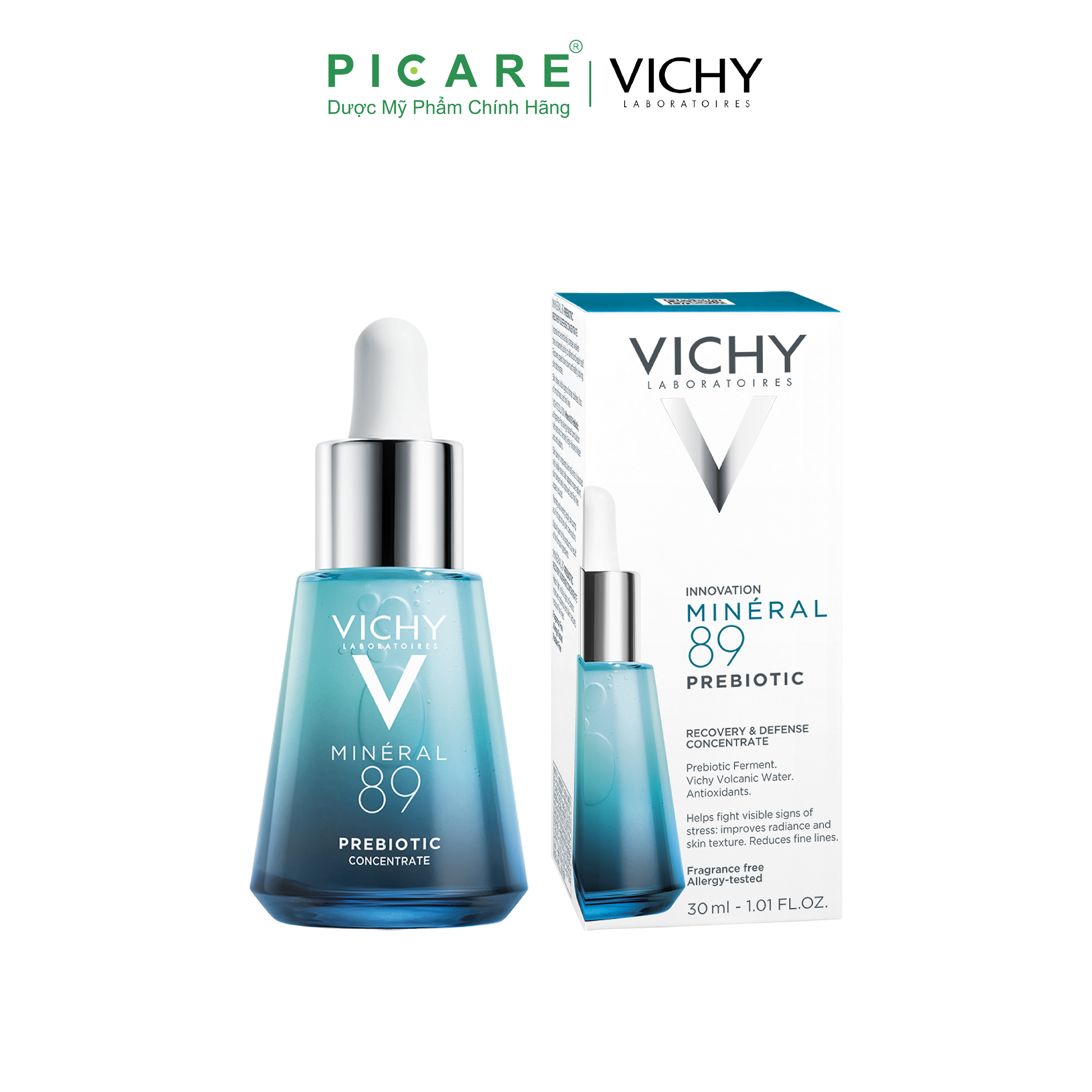 Tinh chất hỗ trợ giải cứu làn da tức thì Vichy Mineral 89 Probiotic Fractions 30ml