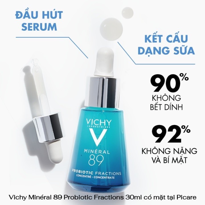 Tinh chất hỗ trợ giải cứu làn da tức thì Vichy Mineral 89 Probiotic Fractions 30ml - Ảnh 4