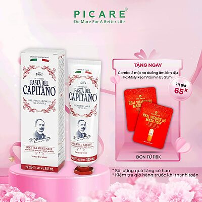 Kem đánh răng Pasta del Capitano 1905 Original (Hương Quế Nguyên bản) – 75ml