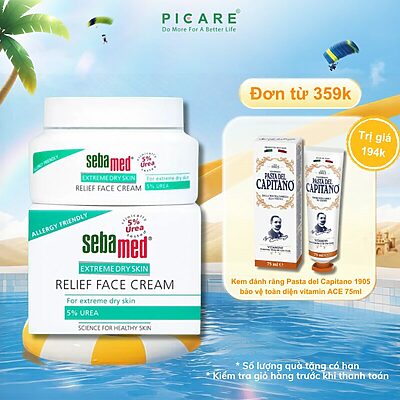 [12/2026]Kem dưỡng da Sebamed Extreme Dry Skin Relief Face Cream 5% Urea 50ml