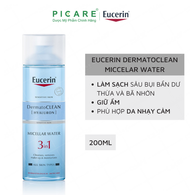 MUA 1 TẶNG 1] Bộ Sản Phẩm Eucerin Tinh Chất Chống Nắng Nâng Tông Sun Tone  Up 30ml + Tặng Nước Tẩy Trang DermatoCLEAN Micellar Water 3 In 1 200ml –  PiCare