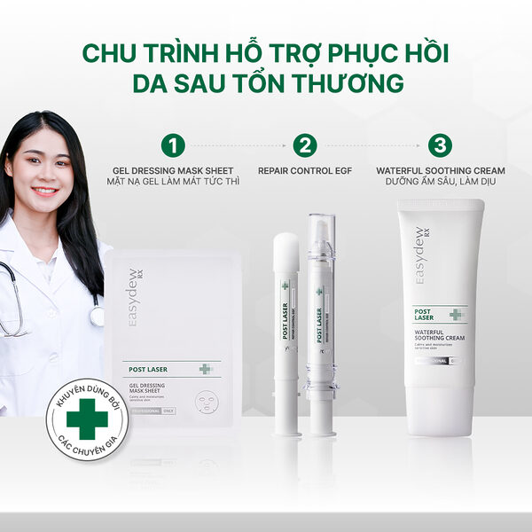 Easydew Rx Post Laser Repair Control EGF 10ml x 2 ống - Ảnh 8