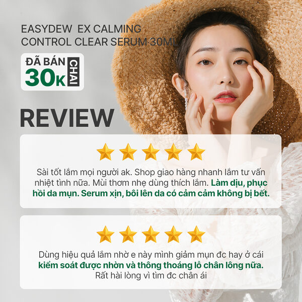Easydew Ex Calming Control Clear Serum 30ml - Ảnh 8
