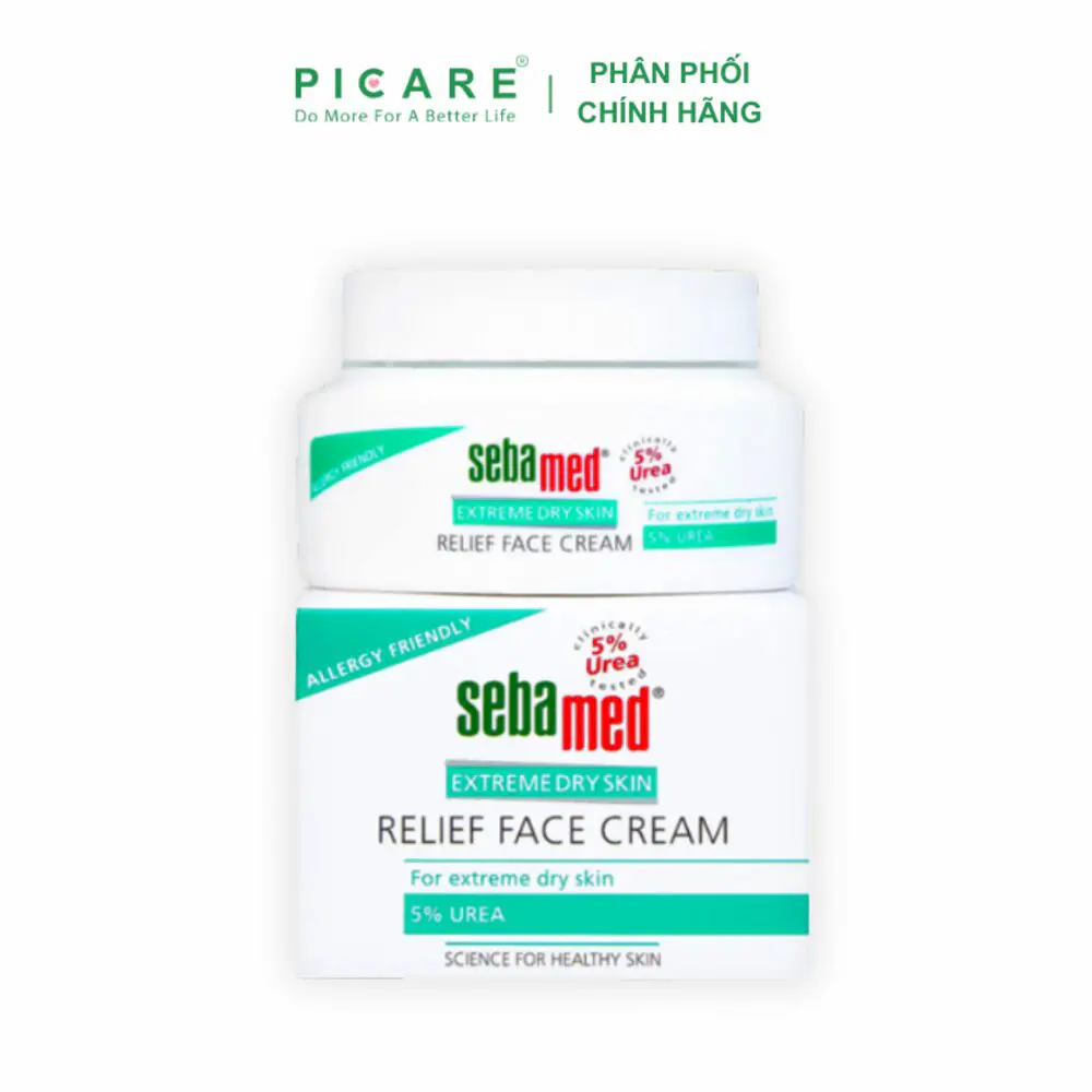 Kem dưỡng da Sebamed Extreme Dry Skin Relief Face Cream 5% Urea 50ml