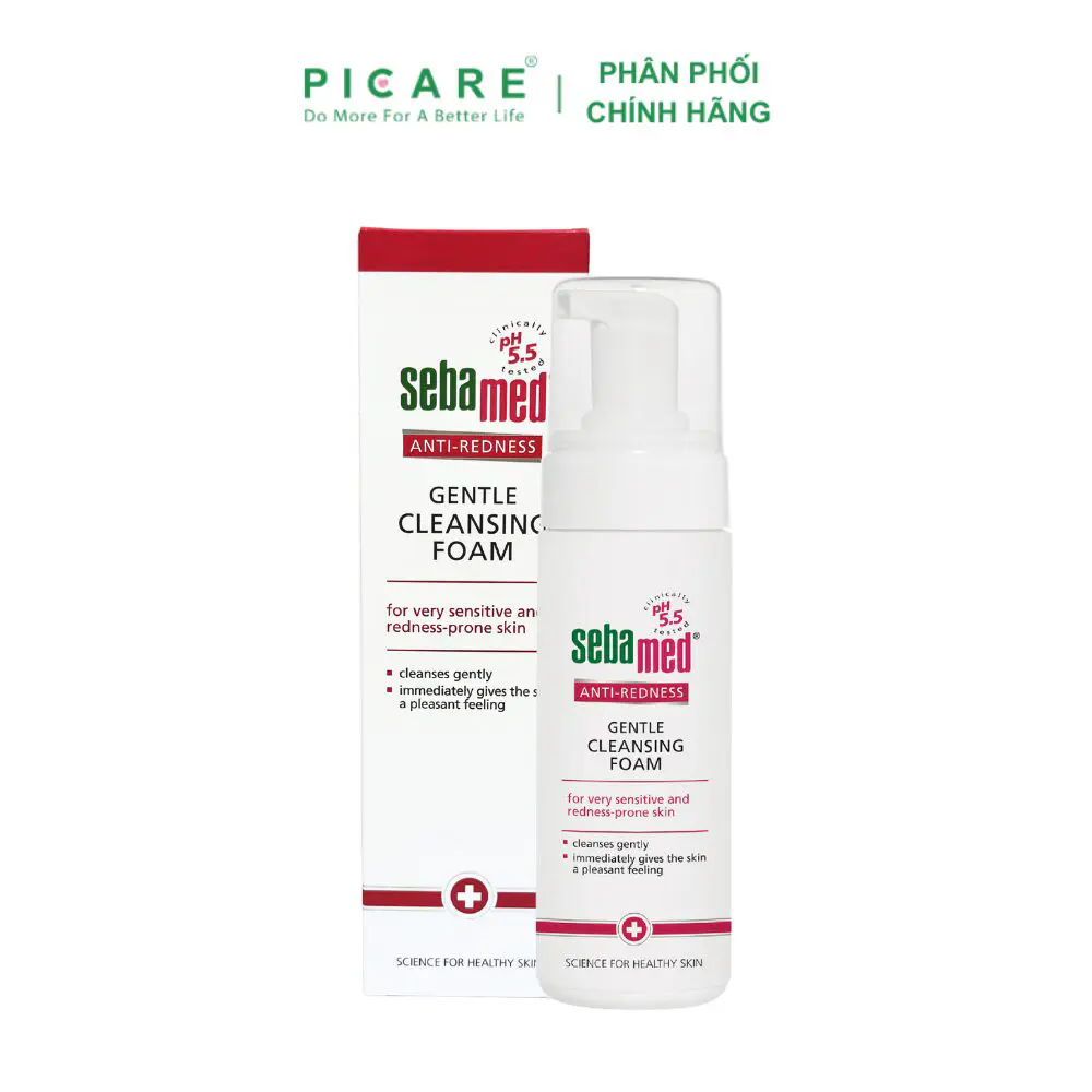 Sữa Rửa Mặt Sebamed Anti-Redness Gentle Cleansing Foam 150ml