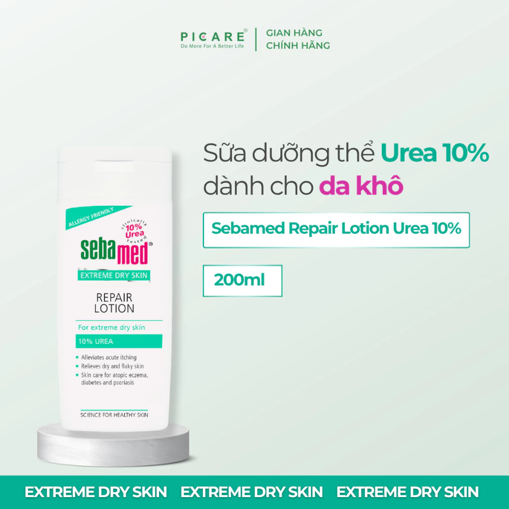 Sữa Dưỡng Thể Sebamed Extreme Dry Skin Repair Lotion 10% Urea 200ml