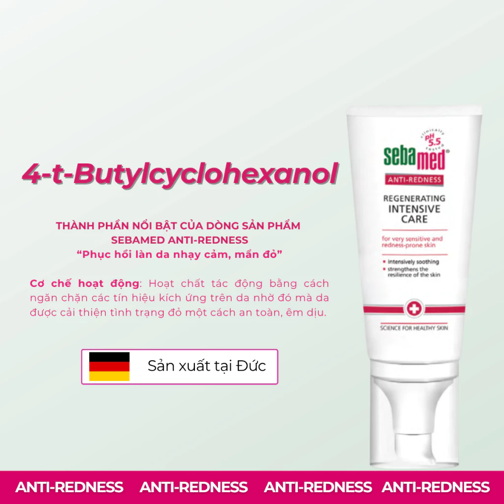 Kem Dưỡng Da Ban Đêm Sebamed Anti-Redness Regenerating Intensive Care 50ml - Ảnh 4