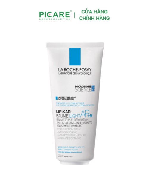 Kem dưỡng Lipikar Baume Light AP+M là loại kem dưỡng da cấp ẩm và giúp làm mềm dịu da dùng được cho da khô, da trẻ em và da trẻ sơ sinh