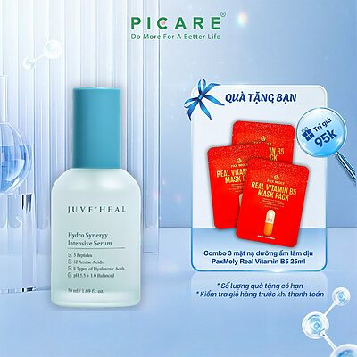 Tinh chất dưỡng sáng da cấp ẩm hỗ trợ phục hồi Juve'Heal Hydro Synergy Intensive Serum 50ml