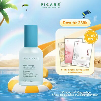 Tinh chất dưỡng sáng da cấp ẩm hỗ trợ phục hồi Juve'Heal Hydro Synergy Intensive Serum 50ml
