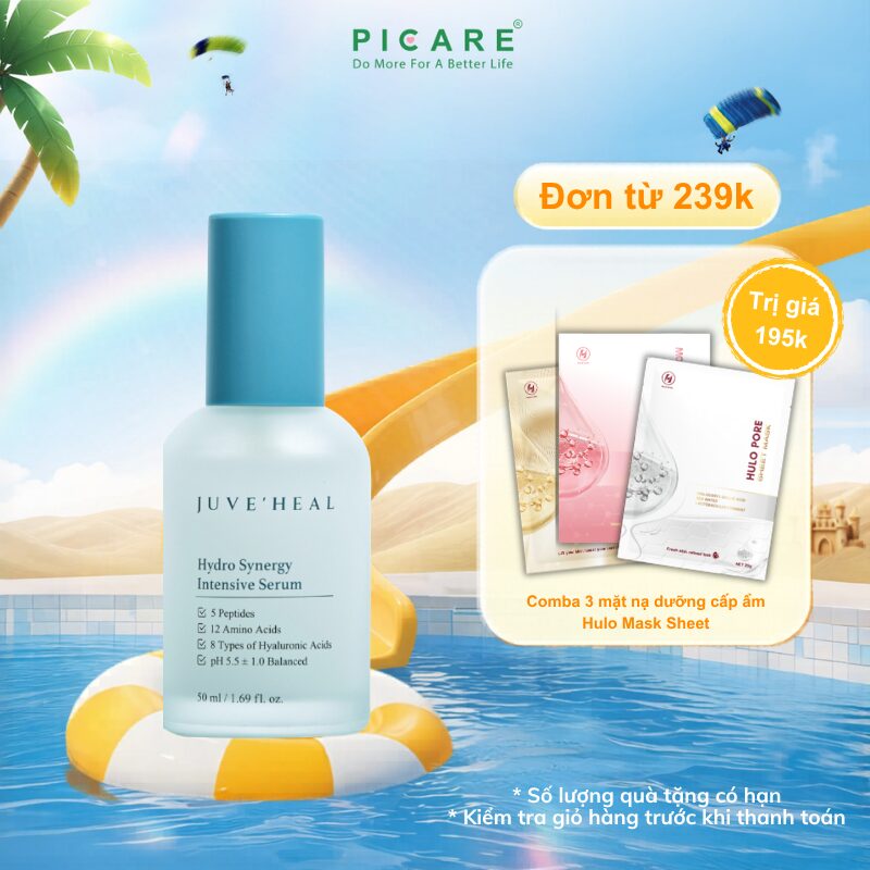Tinh chất dưỡng sáng da cấp ẩm hỗ trợ phục hồi Juve'Heal Hydro Synergy Intensive Serum 50ml