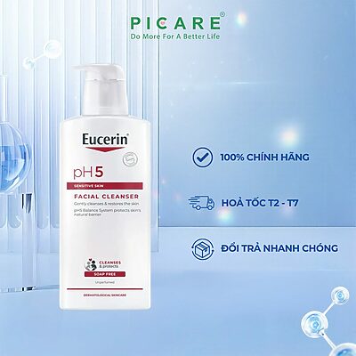 Sữa Rửa Mặt Cho Da Nhạy Cảm Eucerin Facial Cleanser Sensitive Skin 400ml