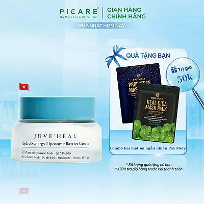 Kem dưỡng ẩm bổ sung dưỡng chất dành cho mọi loại da Juve'Heal Hydro Synergy Liposome Barrier Cream 50ml