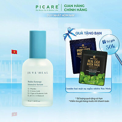 Tinh chất dưỡng sáng da cấp ẩm hỗ trợ phục hồi Juve'Heal Hydro Synergy Intensive Serum 50ml