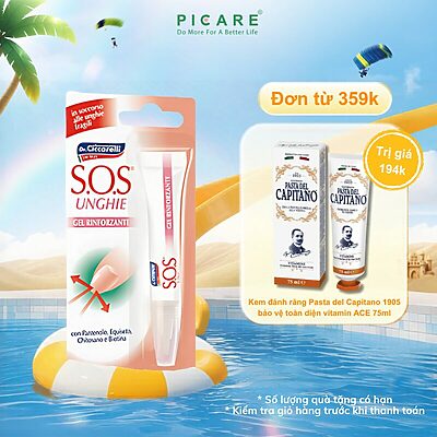 Serum hỗ trợ cải thiện móng hư tổn - S.O.S UNGHIE Nail Strengthener 10 ml