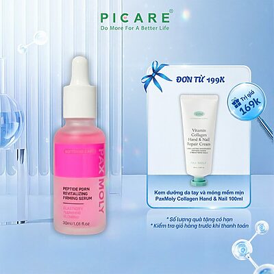 Tinh chất giúp cải thiện độ săn chắc và giảm nếp nhăn trên da PaxMoly Peptide PDRN Revitalizing Firming Serum 30ml
