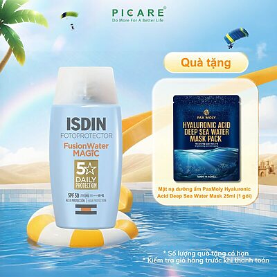 Sữa chống nắng kiểm soát dầu nhờn ISDIN Oil Control Fotoprotector Fusion Water Magic SPF50 50ml