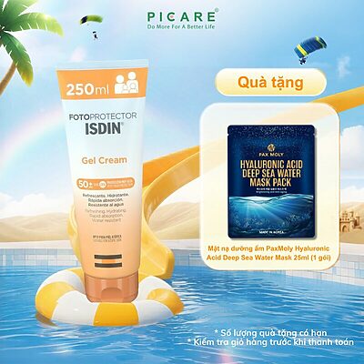 Sữa chống nắng toàn thân Isdin Fotoprotector Gel Cream Wet Skin 250ml