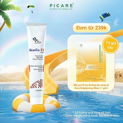 Kem dưỡng da mờ thâm, nám, tàn nhang Fixderma Skarfix -TX Cream 15g