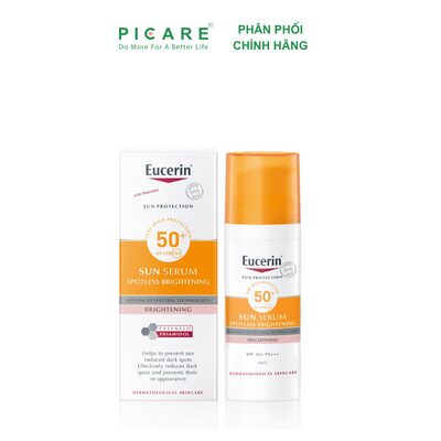Kem Chống Nắng Eucerin Sun Serum Double Whitening SPF 50+ 50ml