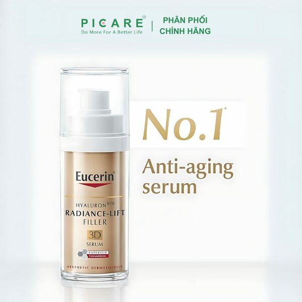 Tinh chất ngăn ngừa lão hóa Eucerin Hyaluron [HD] Radiance-Lift Filler 3D Serum 30ml - Ảnh 4