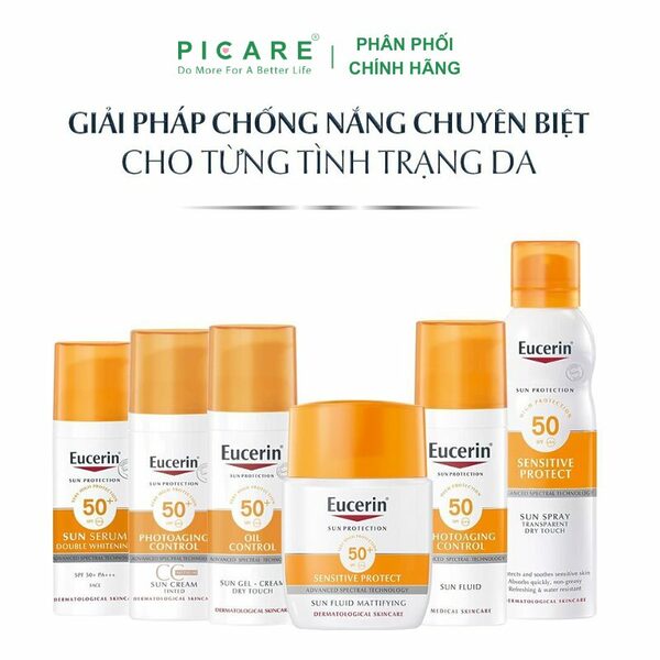 Kem Chống Nắng Che Khuyết Điểm Eucerin Sun Dry Touch CC Oil COntrol SPF50+ 50ml - Ảnh 5