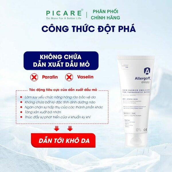 Sữa Tắm Chuyên Biệt Làm Dịu Da, Dưỡng Ẩm Allergoff Atopy 250ml - Ảnh 7