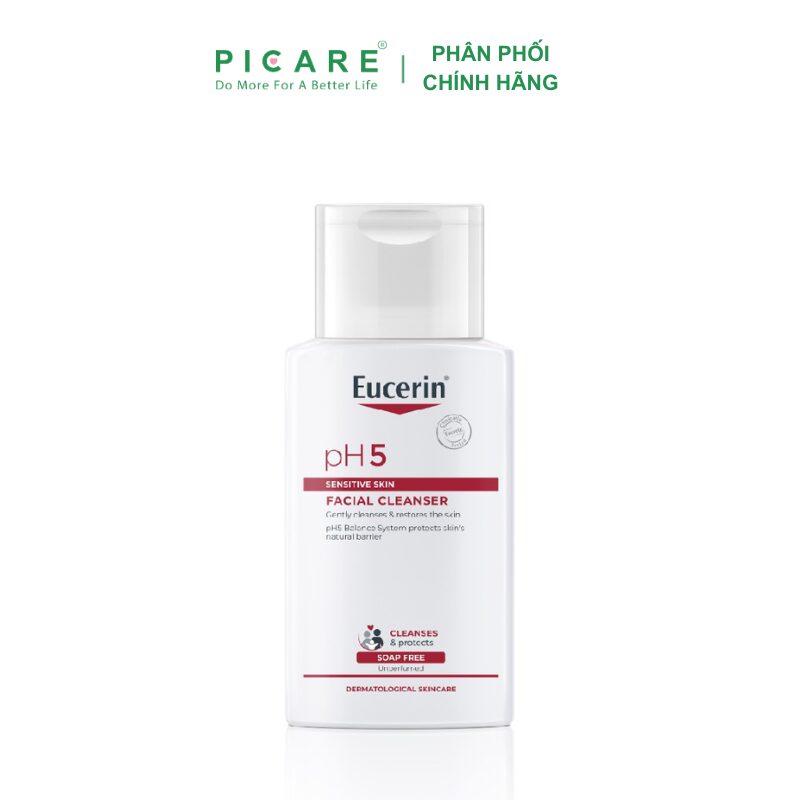 Sữa Rửa Mặt Cho Da Nhạy Cảm Eucerin Facial Cleanser Sensitive Skin 100ml