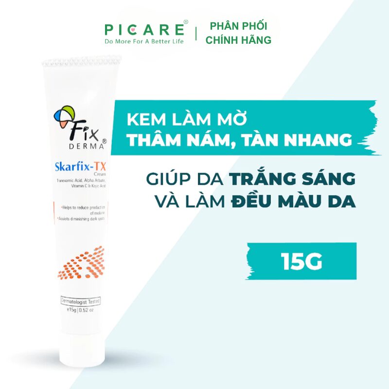 Kem dưỡng da mờ thâm, nám, tàn nhang Fixderma Skarfix -TX Cream 15g - Ảnh 2