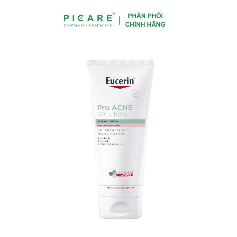 Kem dưỡng thể giúp giảm mụn Eucerin Pro Acne 3X Treatment Body Lotion 200ml
