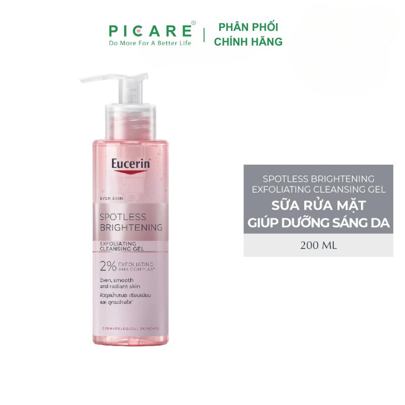 Gel rửa mặt dưỡng sáng da Eucerin Spotless Brightening Cleansing Gel 200ml - Ảnh 5