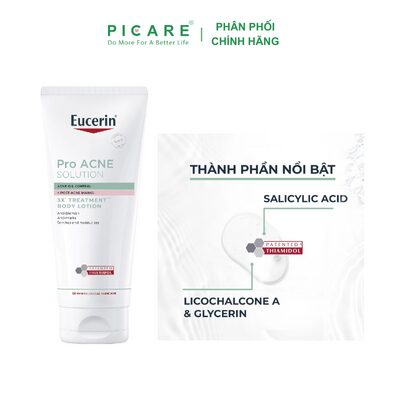 Alternative view of Kem dưỡng thể giúp giảm mụn Eucerin Pro Acne 3X Treatment Body Lotion 200ml