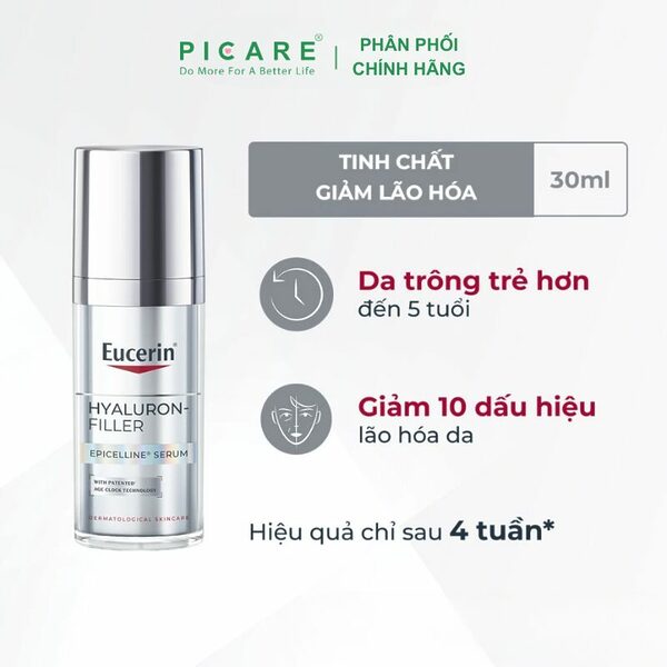 Tinh chất giúp giảm dấu hiệu lão hóa Eucerin Hyaluron-Filler Epicelline Serum 30ml - Ảnh 3