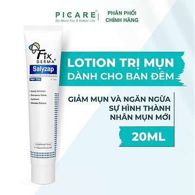 Lotion Giúp Giảm Mụn, Kiểm Soát Bã Nhờn Fixderma Salyzap Lotion 20ml (Sao chép)