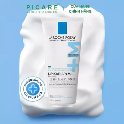 Kem dưỡng giảm ngứa cấp ẩm cho da khô, cơ địa La Roche Posay Lipikar Baume AP+ 200ml