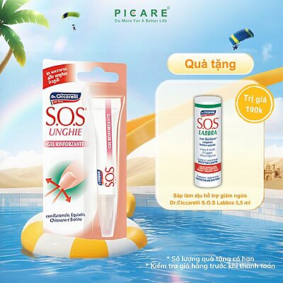 Serum hỗ trợ cải thiện móng hư tổn - S.O.S UNGHIE Nail Strengthener 10 ml