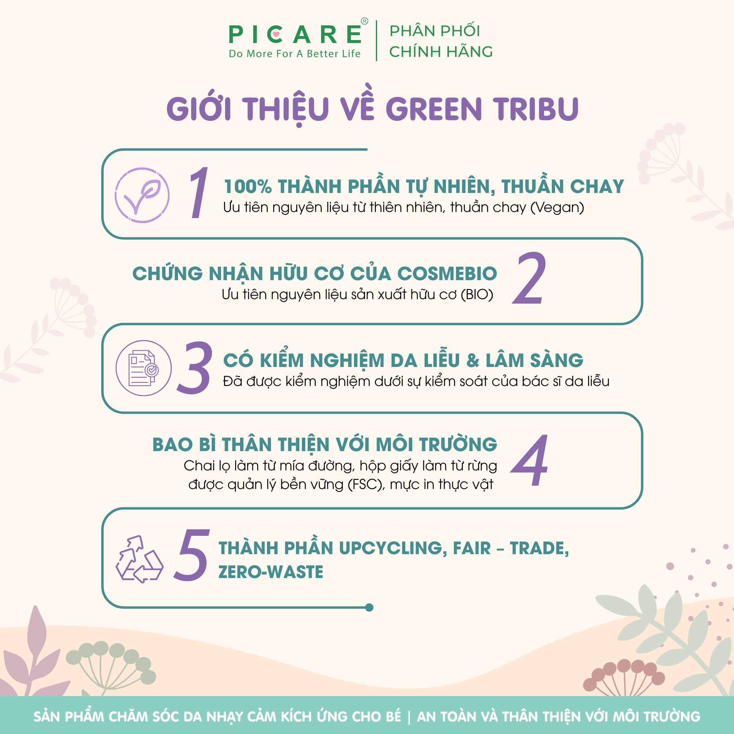 Gel tắm gội 2 trong 1 hỗ trợ da nhạy cảm, dễ kích ứng cho bé Green Tribu Bulle de douceur 500ml - Ảnh 2