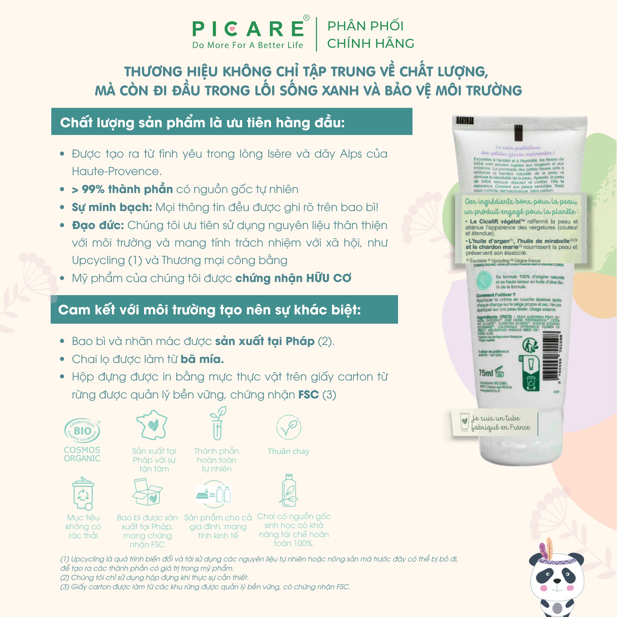 Gel tắm gội 2 trong 1 hỗ trợ da nhạy cảm, dễ kích ứng cho bé Green Tribu Bulle de douceur 500ml - Ảnh 9