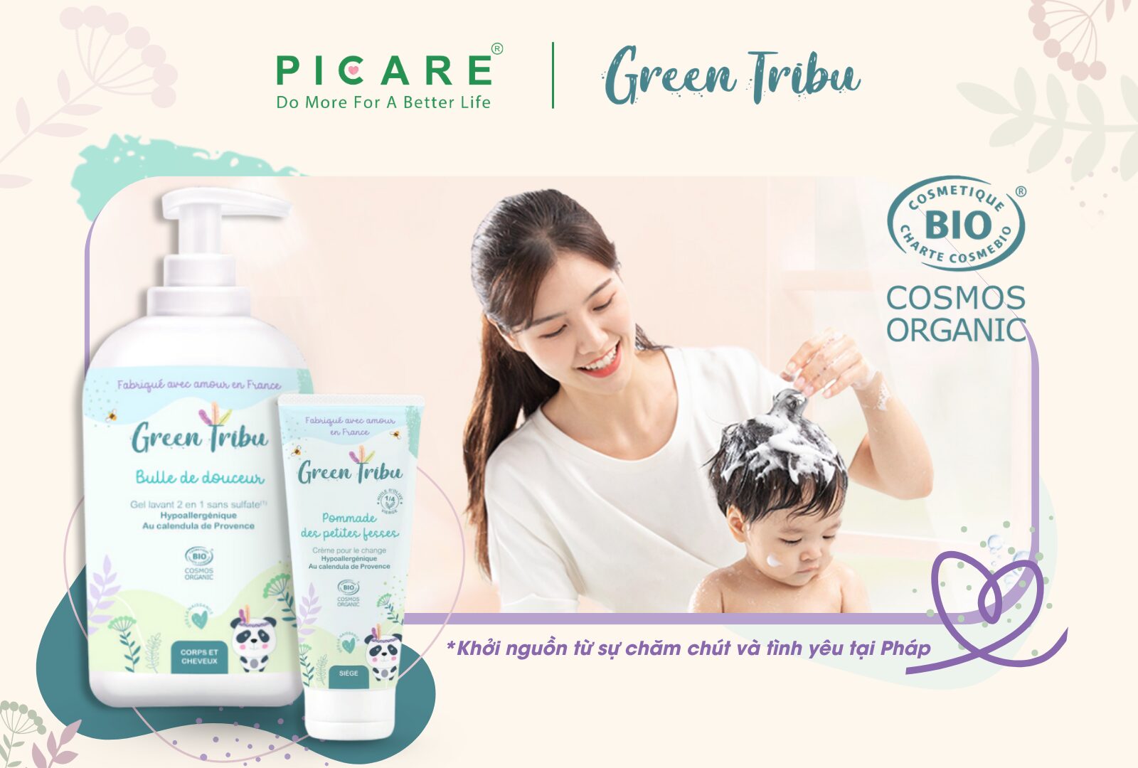 Green Tribu - Mỹ phẩm Organic chuẩn Pháp cho mẹ và bé