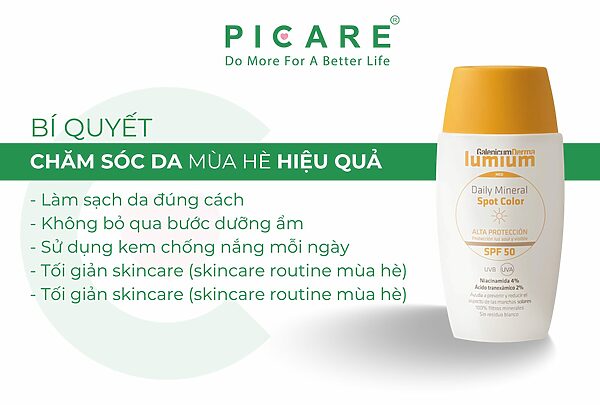 Picare Vietnam_Bí quyết chăm sóc da mùa hè