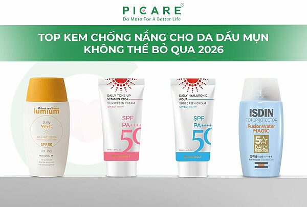 Picare Vietnam_Top kem chống nắng 2026