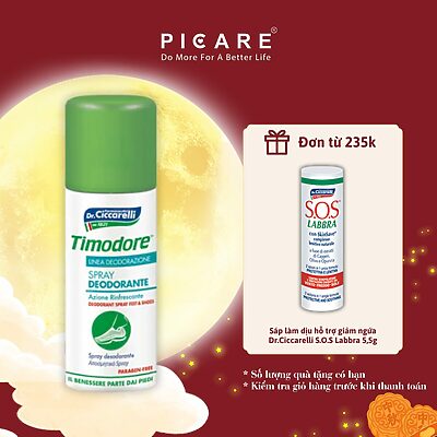 Xịt Khử Mùi Chân & Giày Dr. Ciccarelli Timodore Deodorant Spray 150 ml