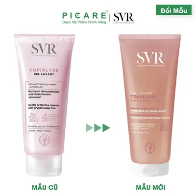 Alternative view of Gel làm sạch dịu nhẹ giúp giữ ẩm và làm mềm mịn cho da khô danh nhạy cảm SVR Topialyse Gel Lavant 200ml