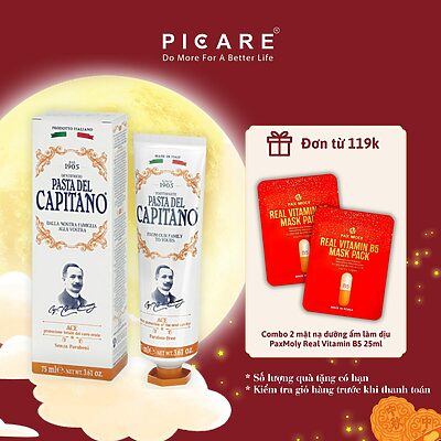 Kem đánh răng Pasta del Capitano 1905 ACE – 75ml